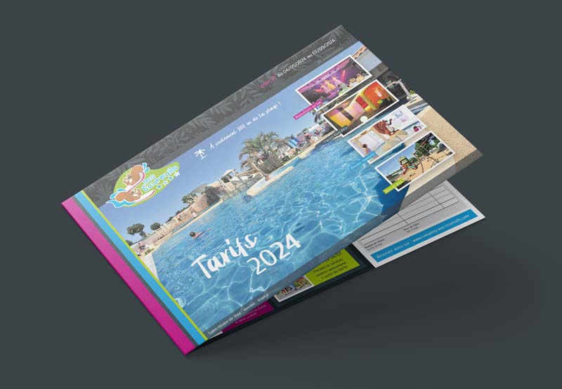 Brochures pour campings réalisée entièrement par l'agence de communication nantaise Koro Marketing